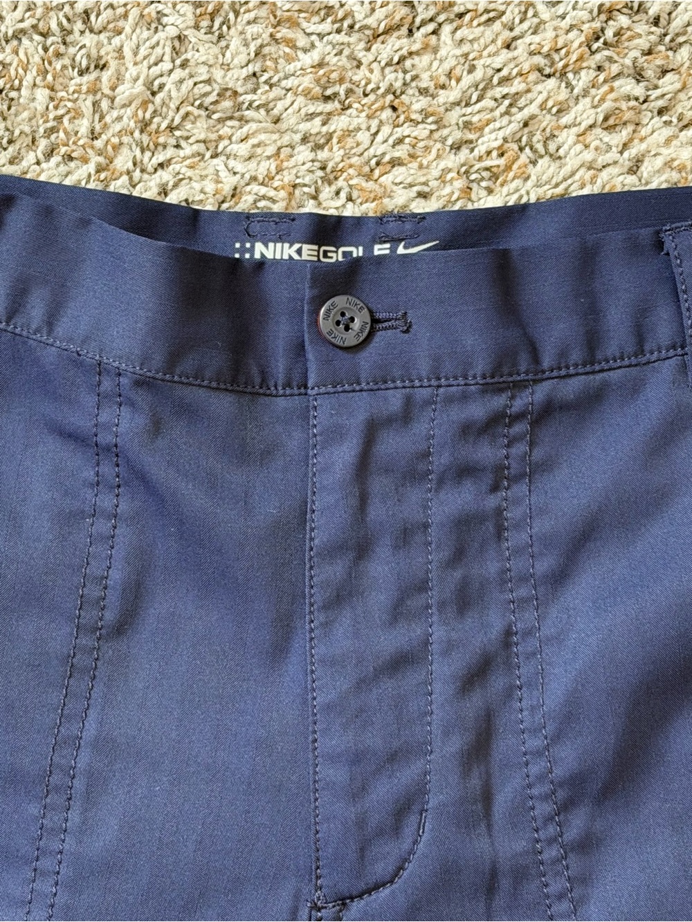 NikeGolf Men's Performance Shorts with Orange Swoosh - Picture 4 of 10
